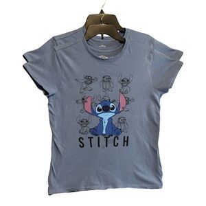 Disney Stitch Teen Girl Gray T-Shirt